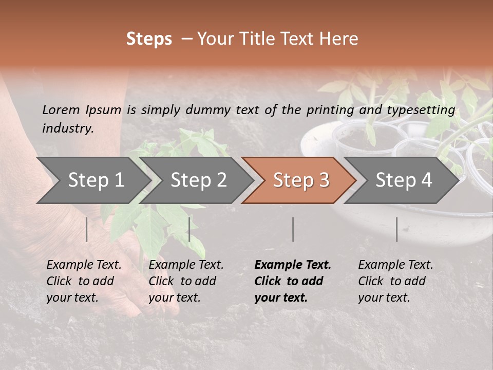 Sand Lifestyle Retirement PowerPoint Template