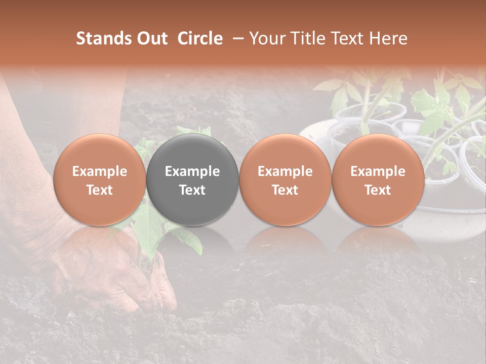 Sand Lifestyle Retirement PowerPoint Template