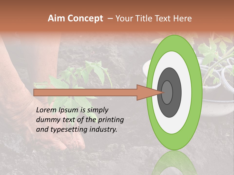 Sand Lifestyle Retirement PowerPoint Template