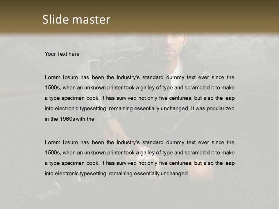 Senior Calm Mother PowerPoint Template