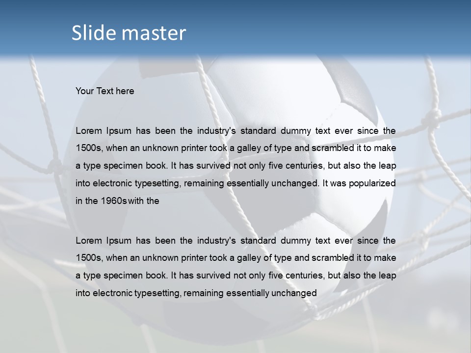 Caucasian Old Senior PowerPoint Template