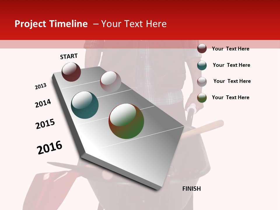 Peaceful Old Beach PowerPoint Template