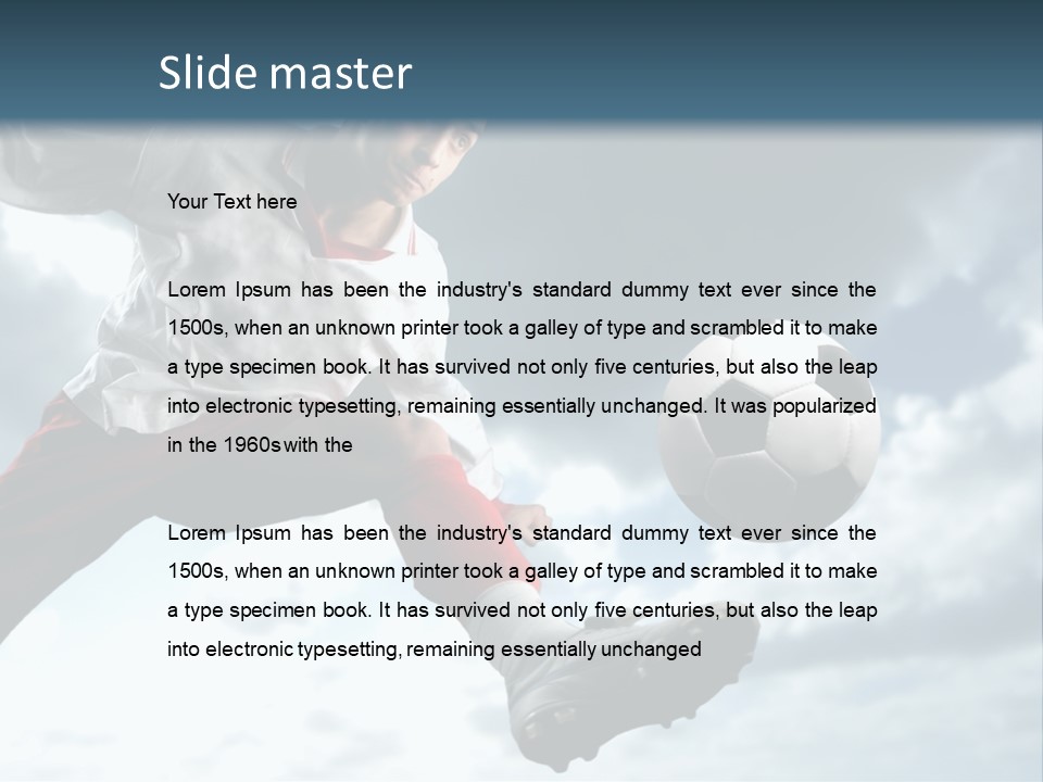 Retired Portrait Sad PowerPoint Template