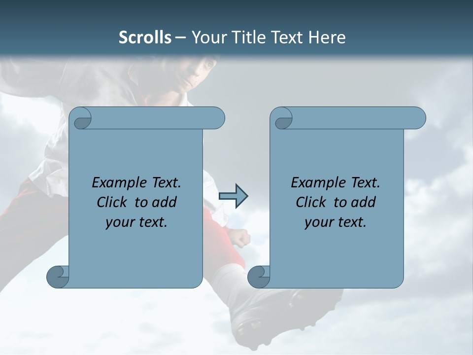 Retired Portrait Sad PowerPoint Template