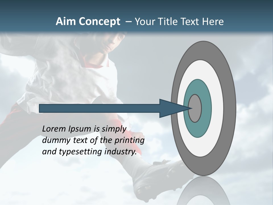 Retired Portrait Sad PowerPoint Template