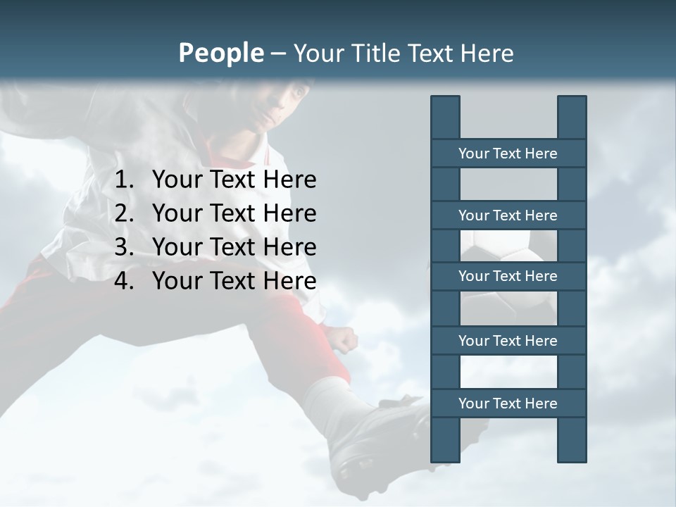 Retired Portrait Sad PowerPoint Template