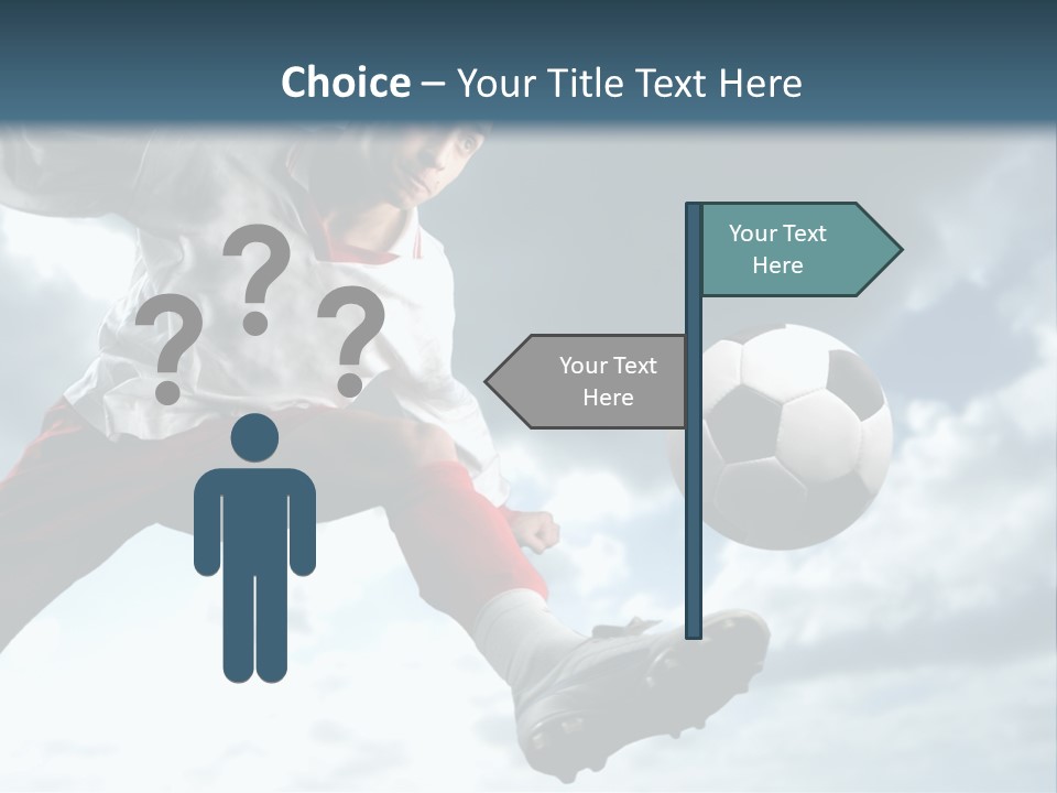 Retired Portrait Sad PowerPoint Template