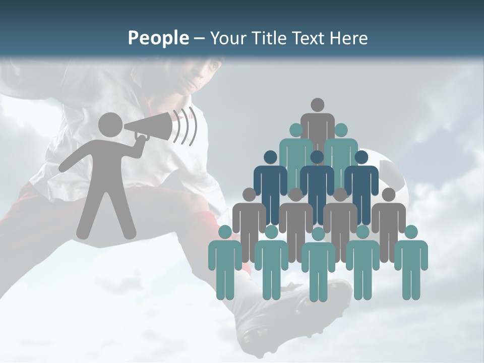 Retired Portrait Sad PowerPoint Template