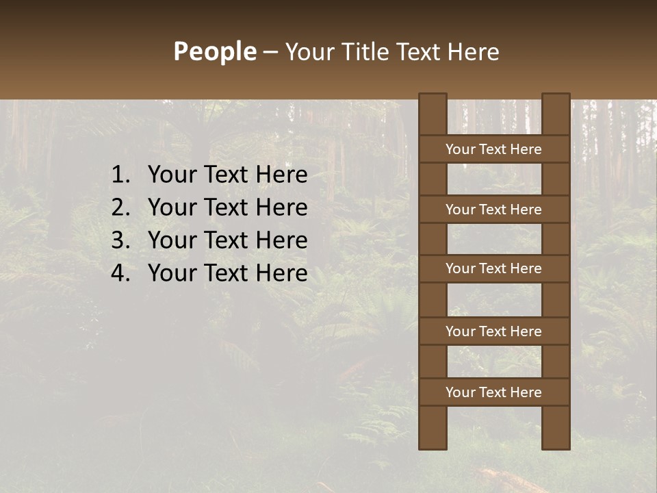 Senior Water Lifestyle PowerPoint Template