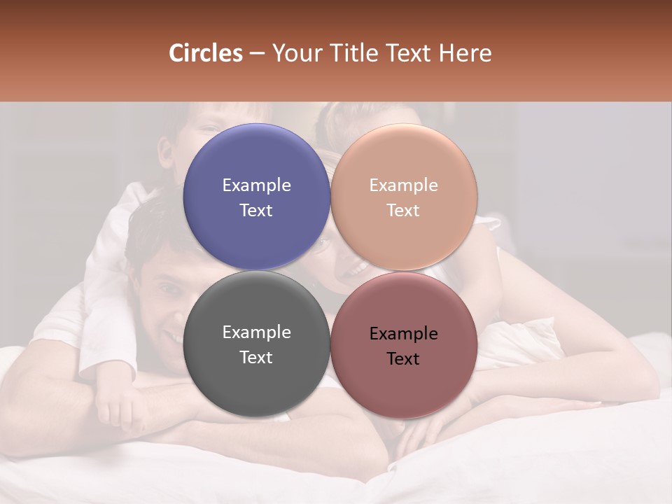 Sand Beach Standing PowerPoint Template