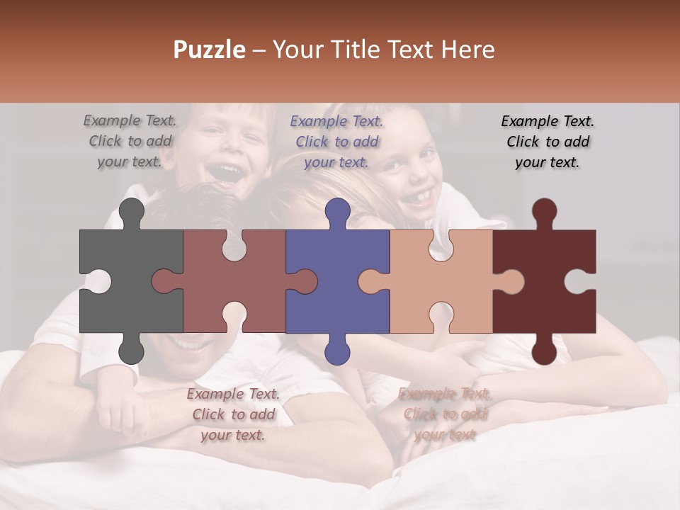 Sand Beach Standing PowerPoint Template