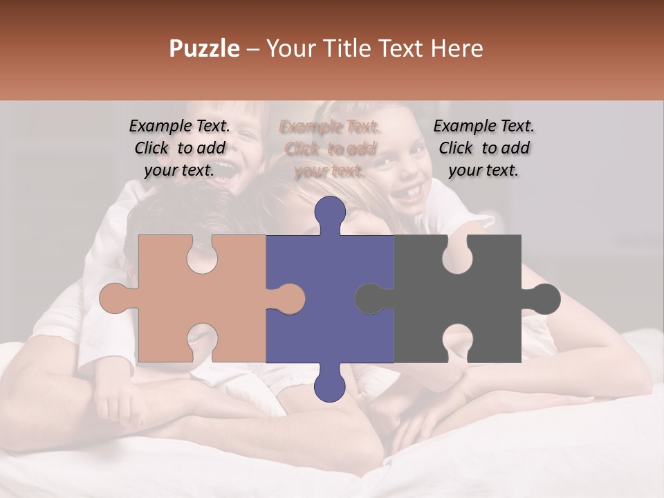 Sand Beach Standing PowerPoint Template