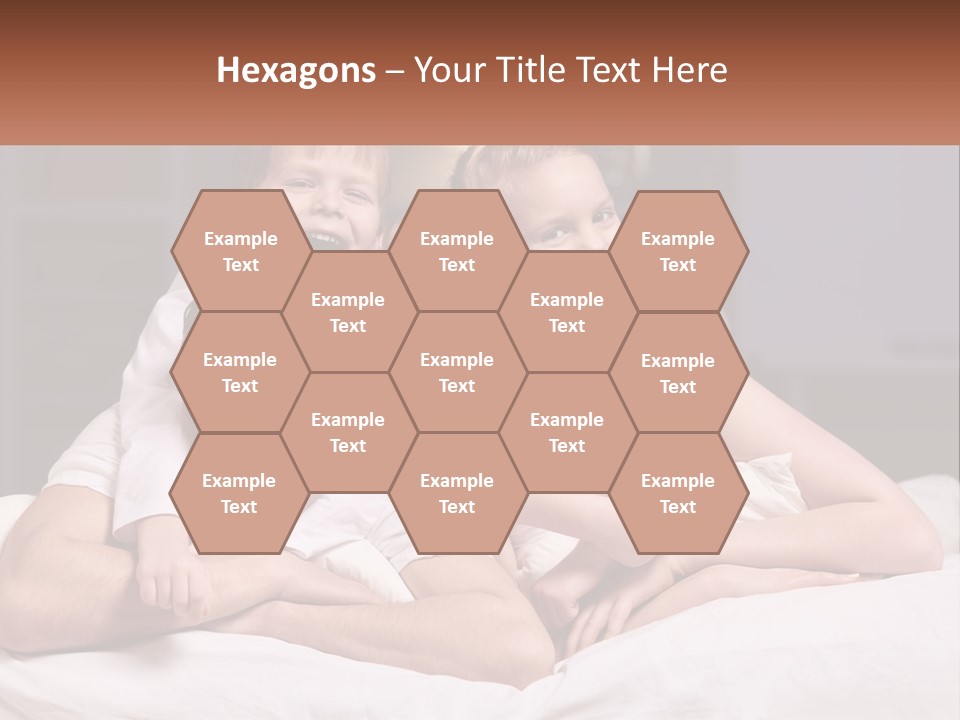 Sand Beach Standing PowerPoint Template