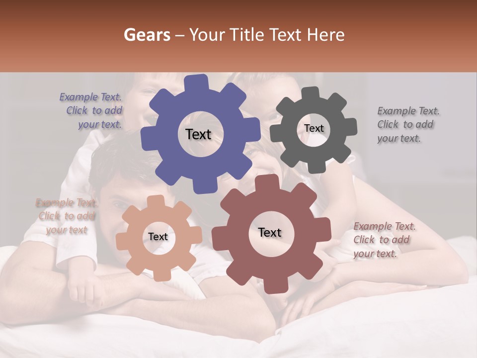 Sand Beach Standing PowerPoint Template