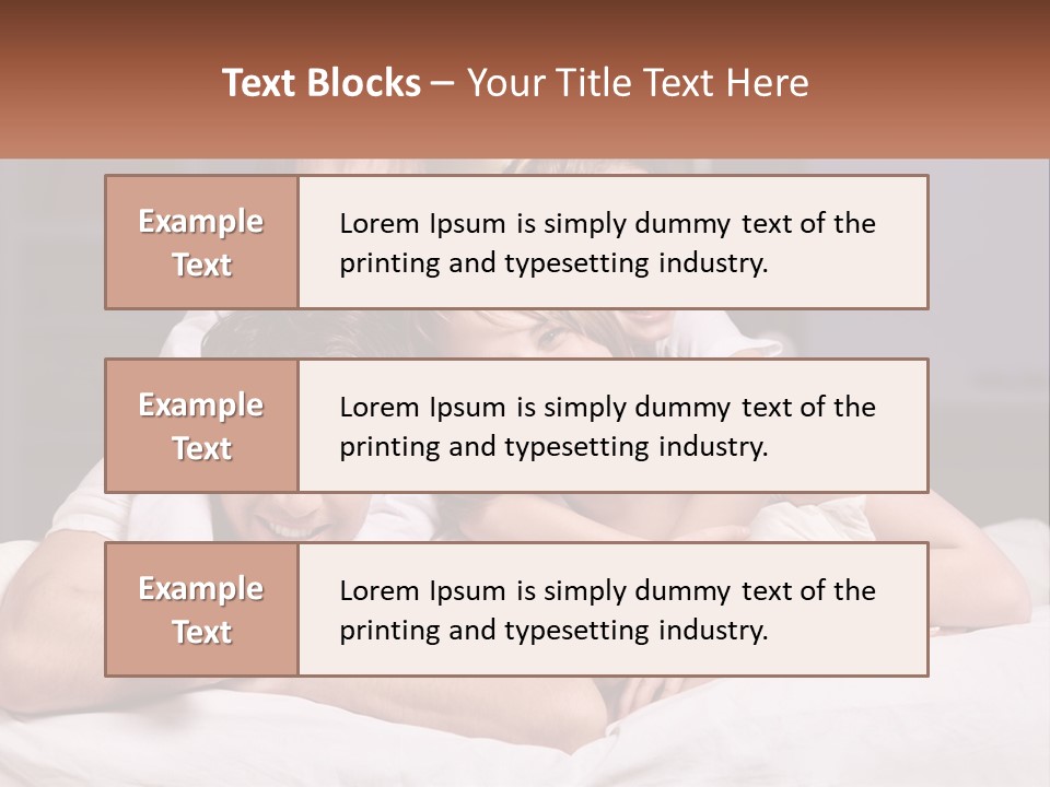 Sand Beach Standing PowerPoint Template