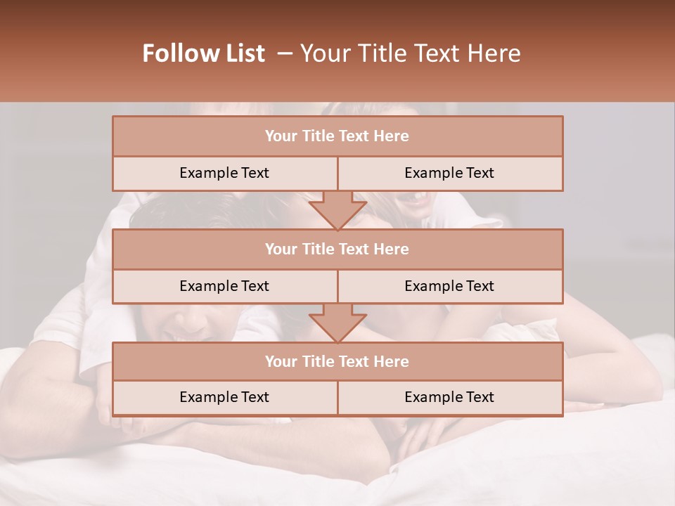 Sand Beach Standing PowerPoint Template