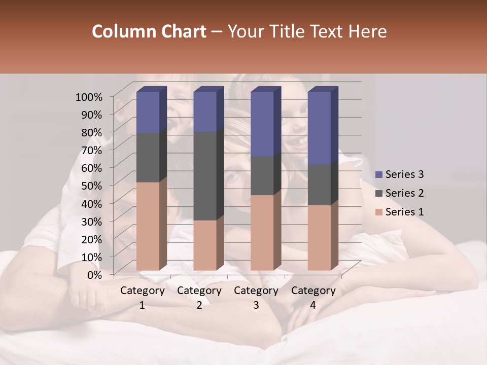 Sand Beach Standing PowerPoint Template