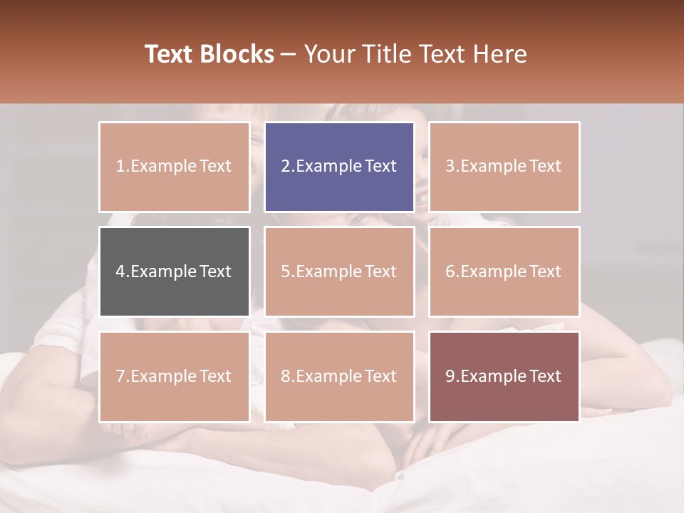 Sand Beach Standing PowerPoint Template