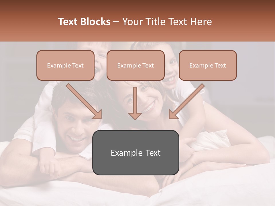 Sand Beach Standing PowerPoint Template