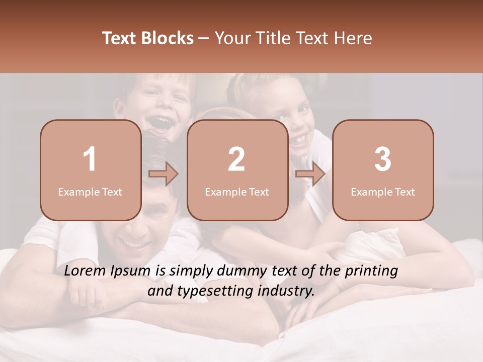 Sand Beach Standing PowerPoint Template