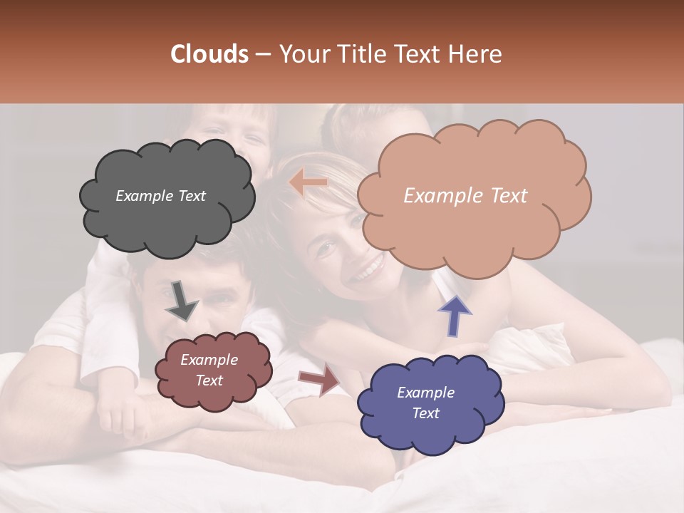 Sand Beach Standing PowerPoint Template