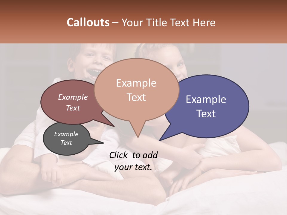 Sand Beach Standing PowerPoint Template