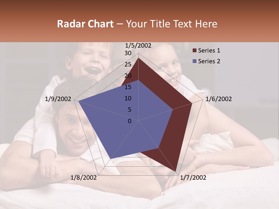 Sand Beach Standing PowerPoint Template