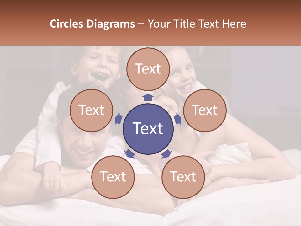 Sand Beach Standing PowerPoint Template