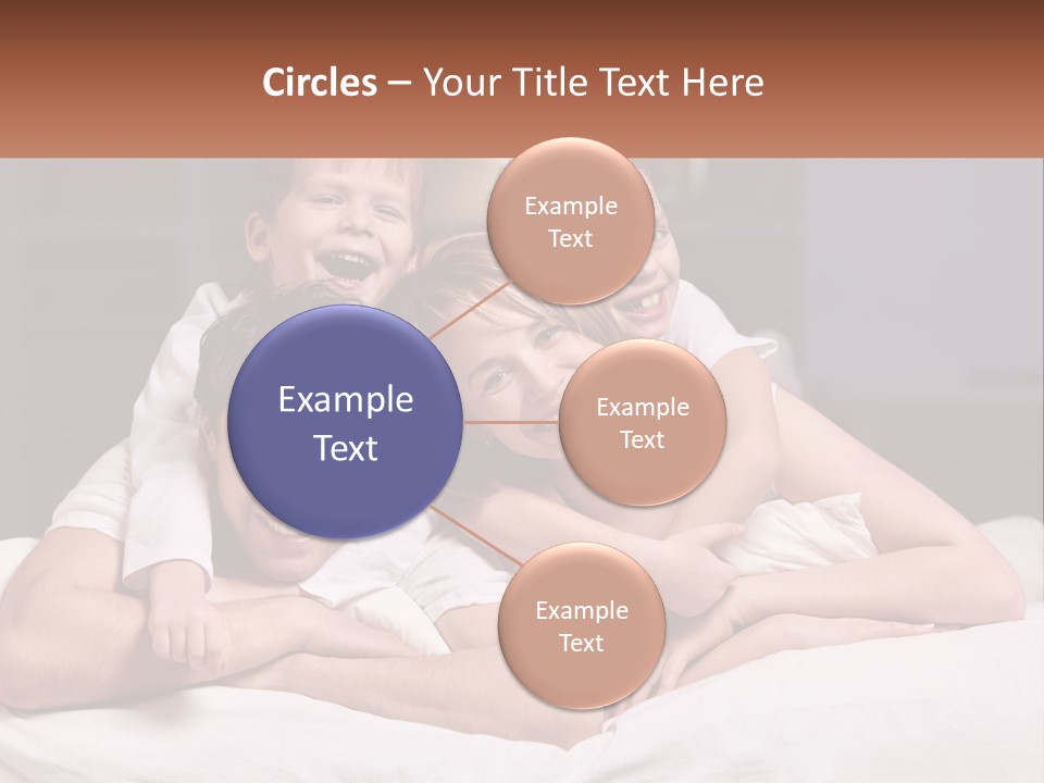 Sand Beach Standing PowerPoint Template