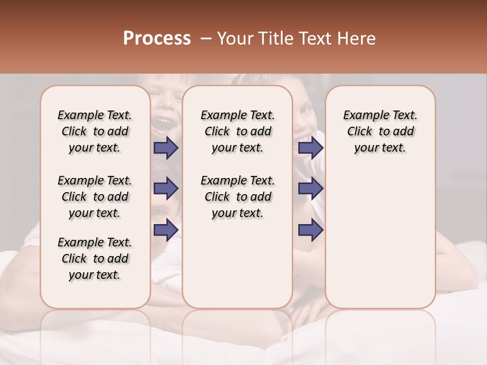 Sand Beach Standing PowerPoint Template