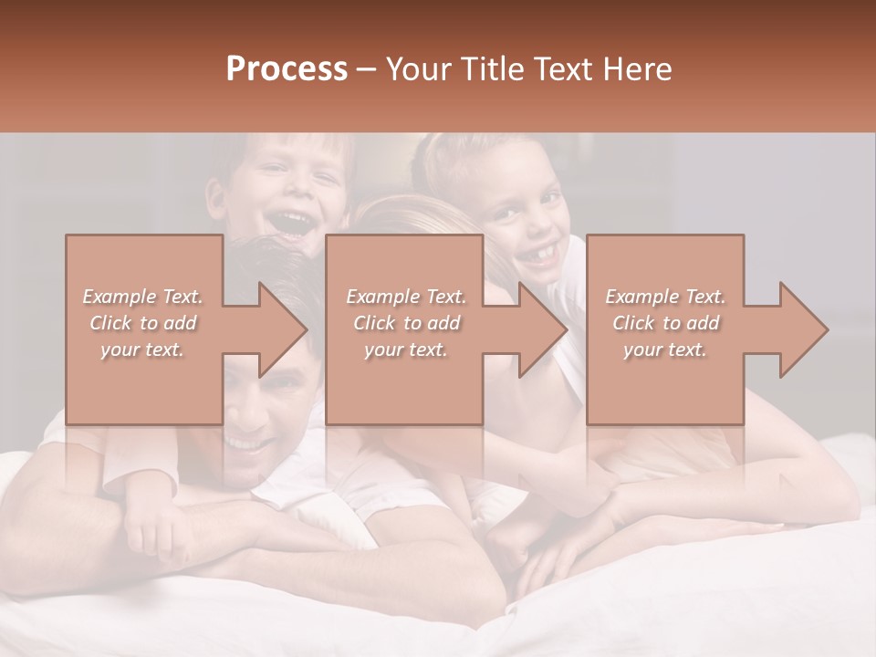 Sand Beach Standing PowerPoint Template