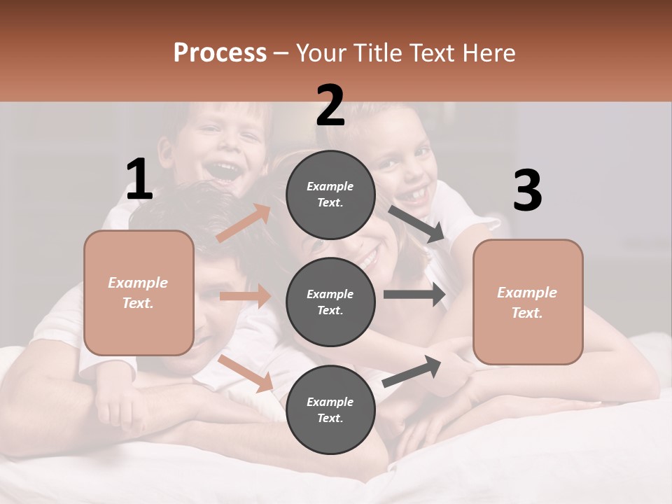 Sand Beach Standing PowerPoint Template