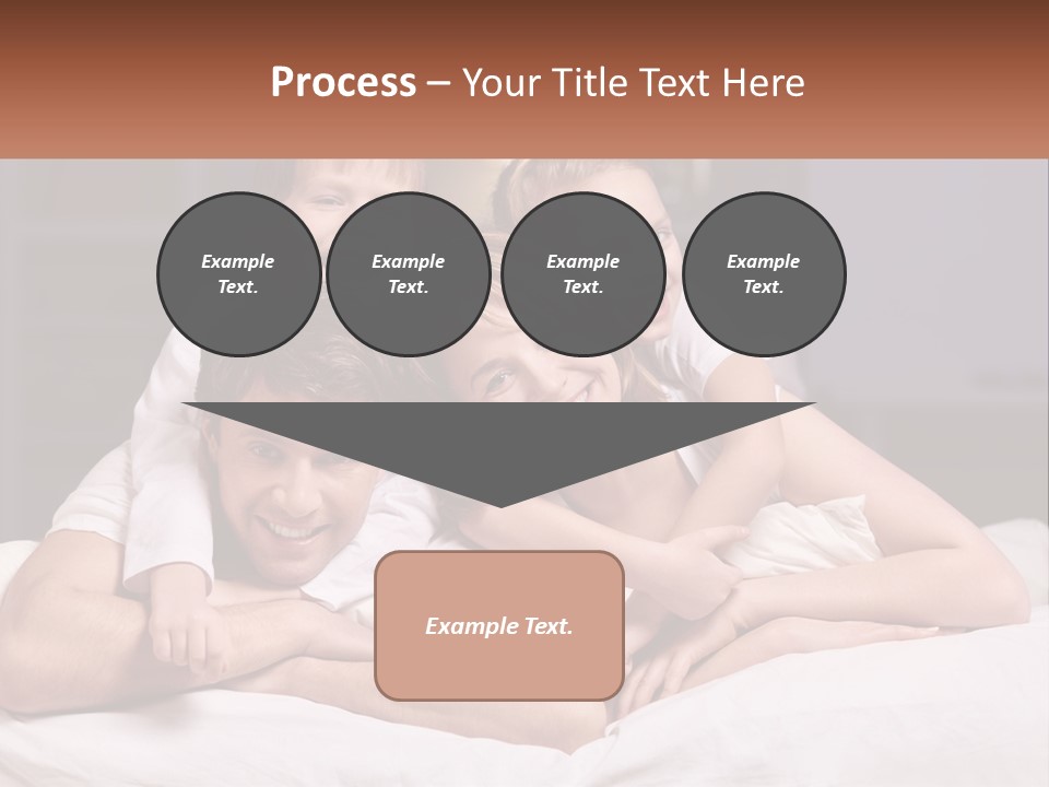 Sand Beach Standing PowerPoint Template