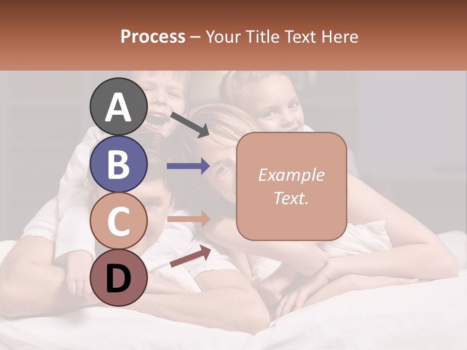 Sand Beach Standing PowerPoint Template