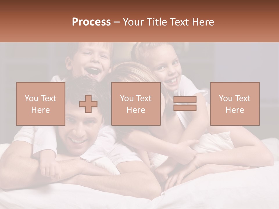 Sand Beach Standing PowerPoint Template