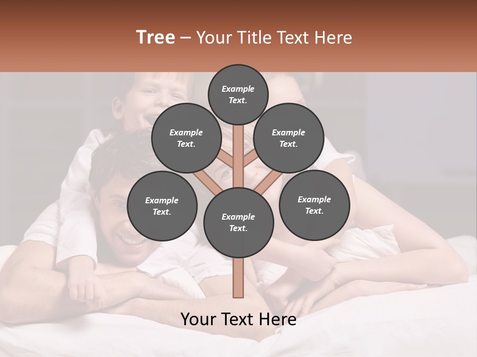 Sand Beach Standing PowerPoint Template