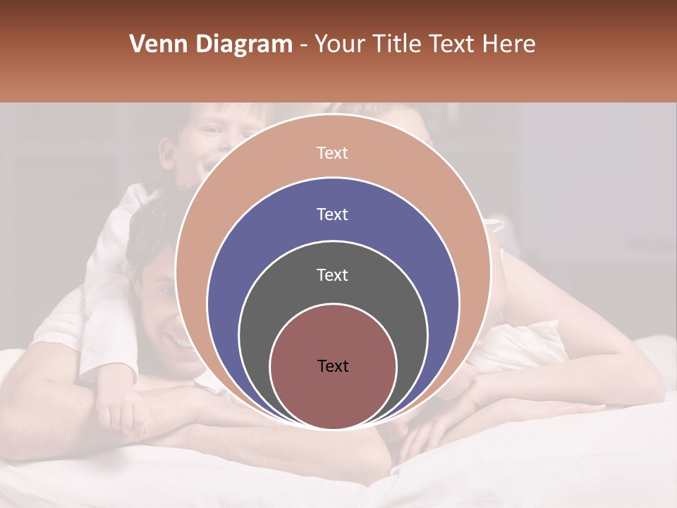 Sand Beach Standing PowerPoint Template