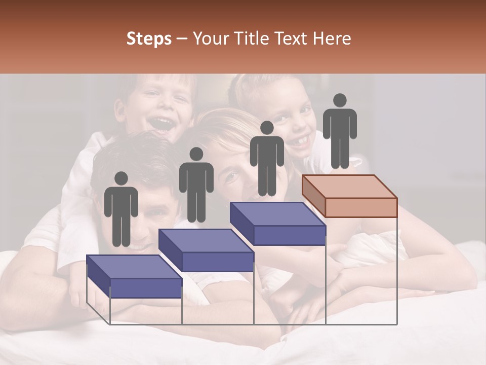 Sand Beach Standing PowerPoint Template