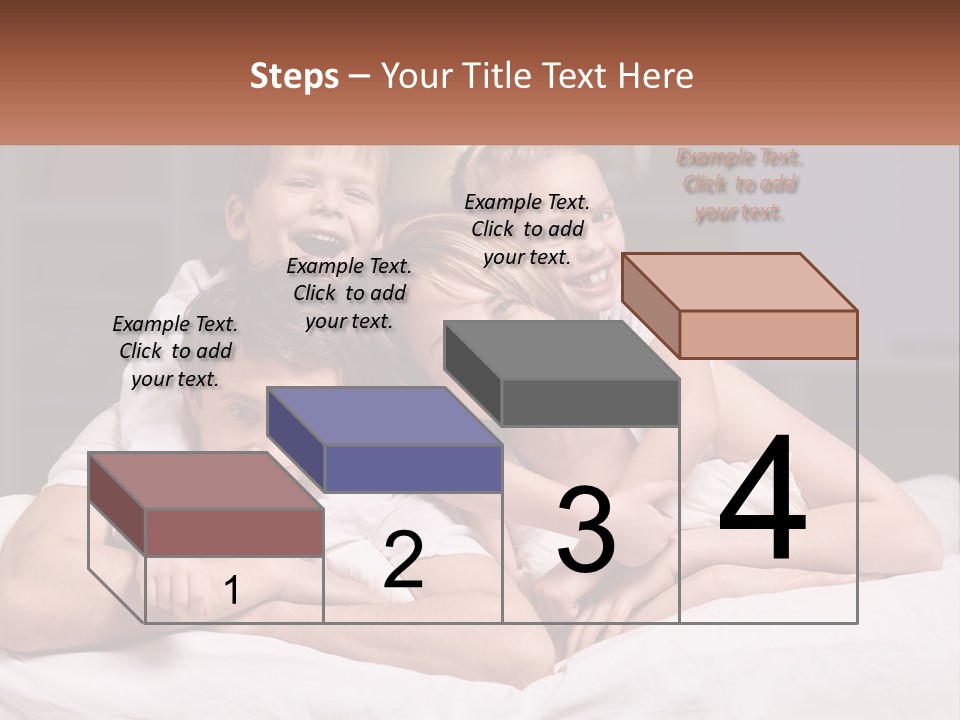 Sand Beach Standing PowerPoint Template