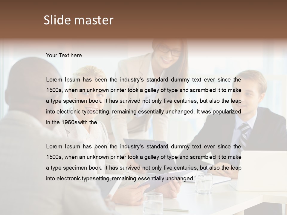 Retirement Older Sad PowerPoint Template