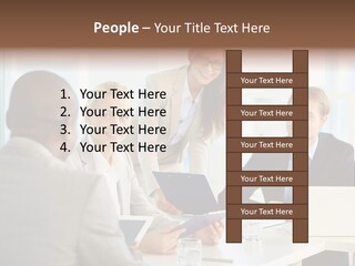 Retirement Older Sad PowerPoint Template