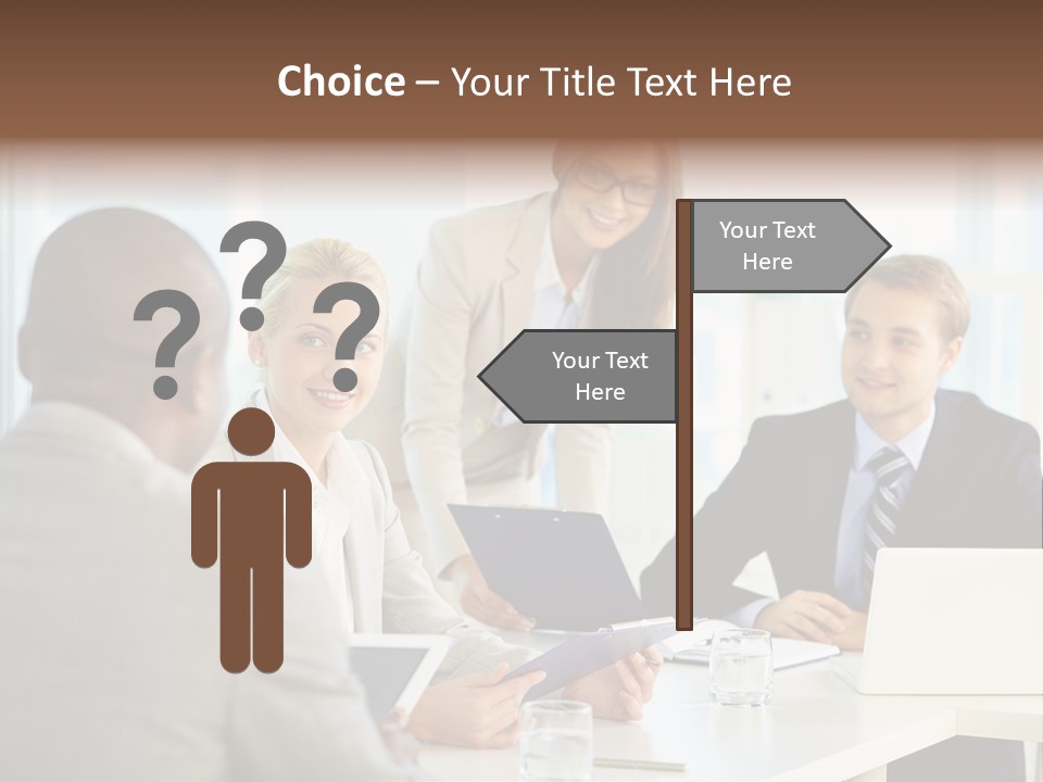 Retirement Older Sad PowerPoint Template