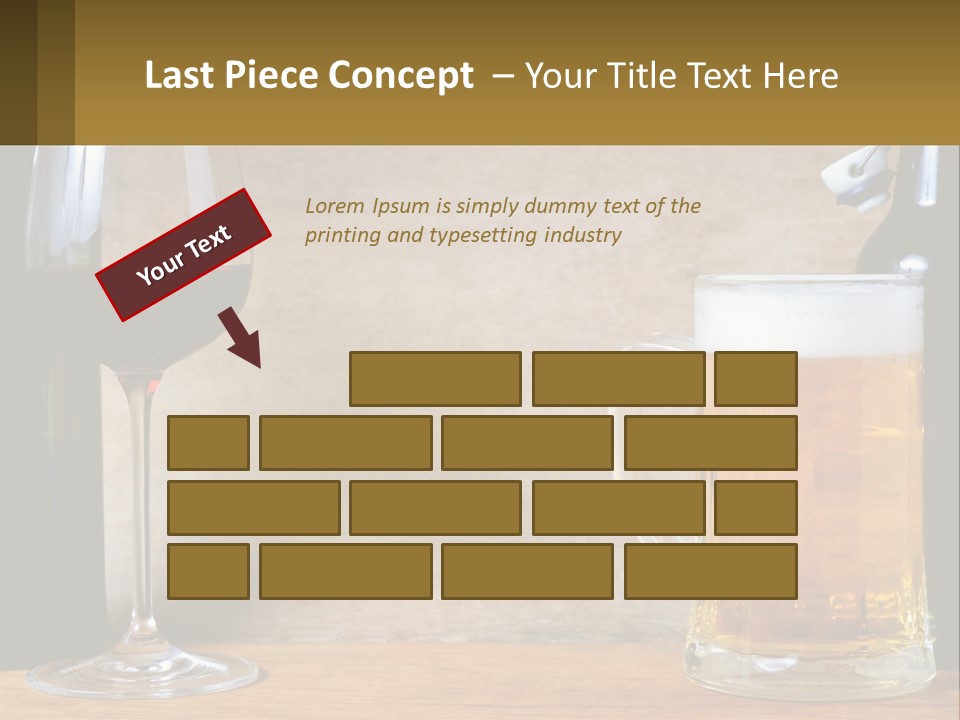 Sad White Ocean PowerPoint Template