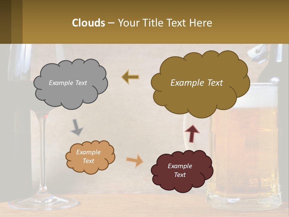 Sad White Ocean PowerPoint Template