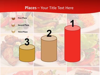 Woman Calm Standing PowerPoint Template