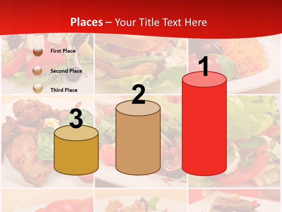 Woman Calm Standing PowerPoint Template