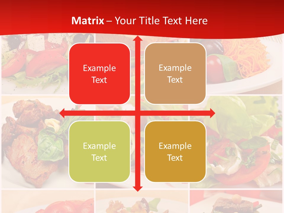 Woman Calm Standing PowerPoint Template