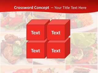 Woman Calm Standing PowerPoint Template