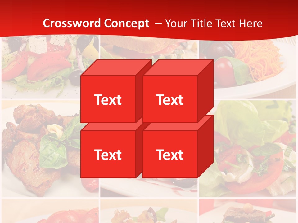 Woman Calm Standing PowerPoint Template