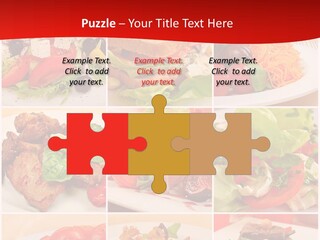 Woman Calm Standing PowerPoint Template